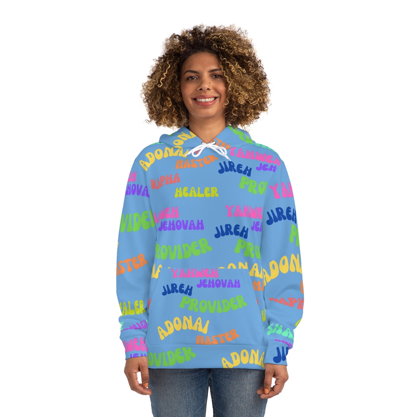 Names of GOD Fashion Hoodie (Unisex. All- Over- Print)