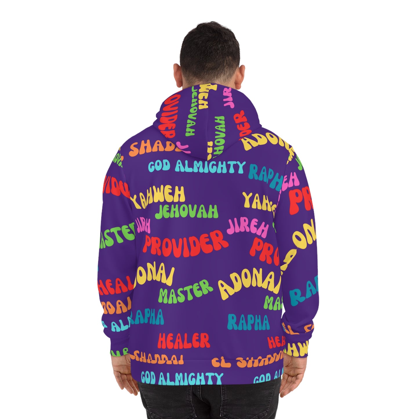 Names of GOD Fashion Hoodie (Unisex. All- Over- Print).