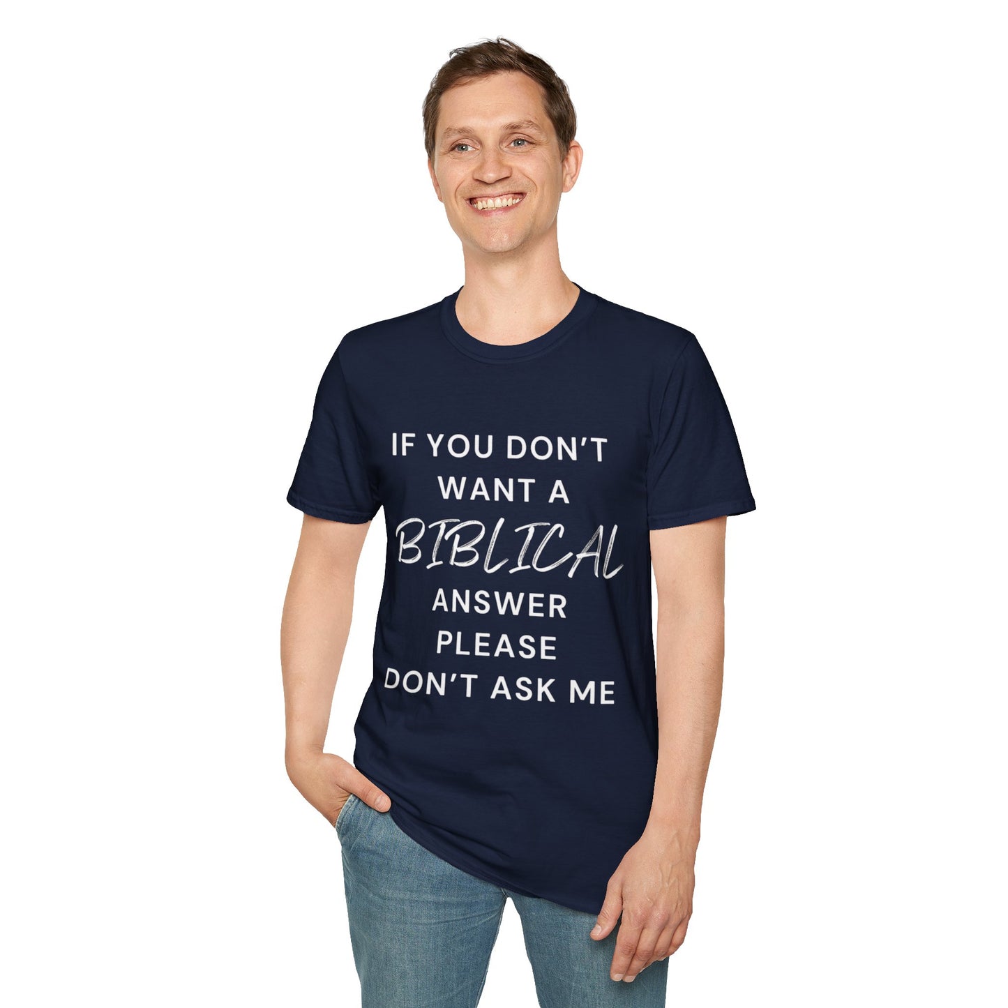 Biblical Answer Unisex Softstyle T-Shirt