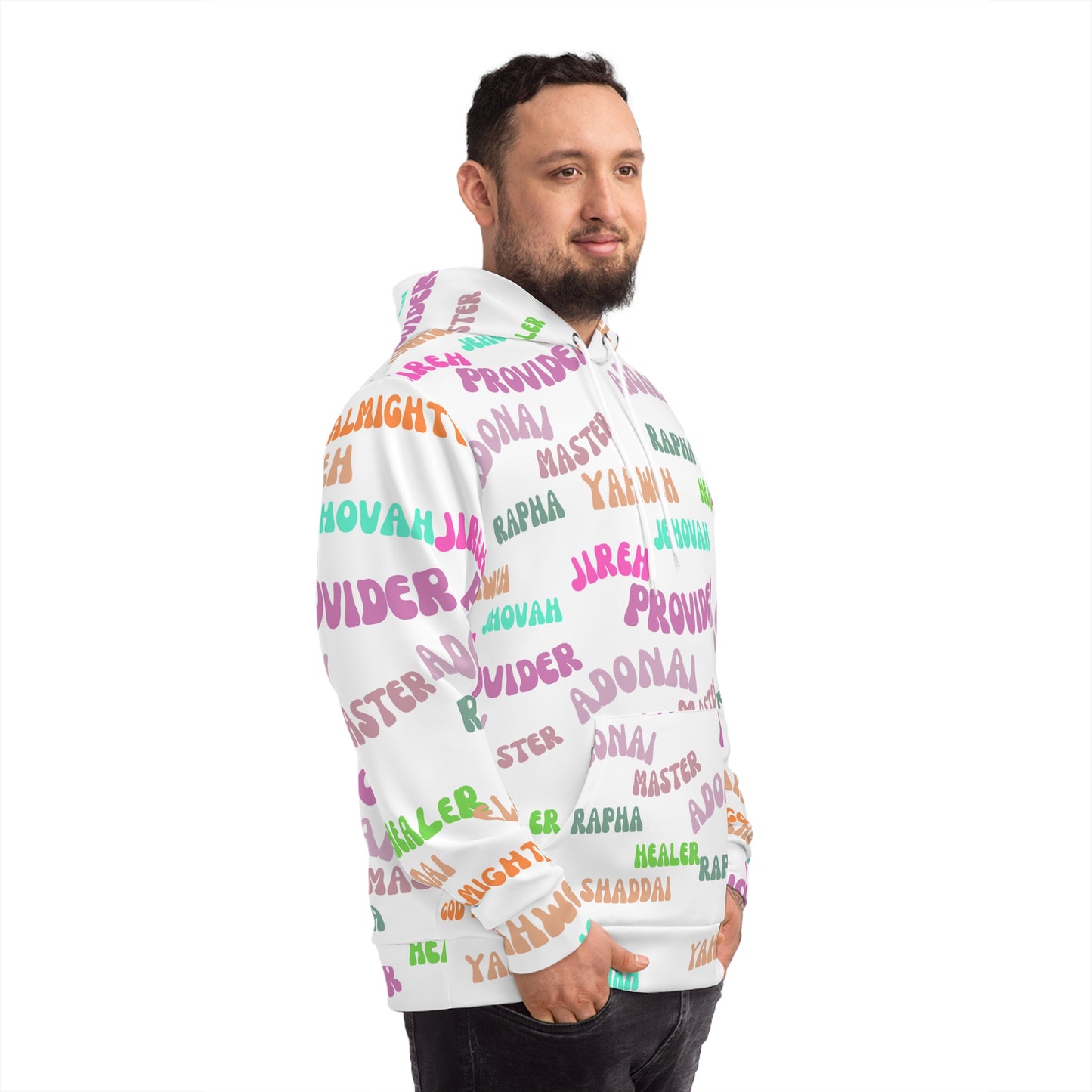 Name of GOD Fashion Hoodie - (Unisex. All- Over- Print)