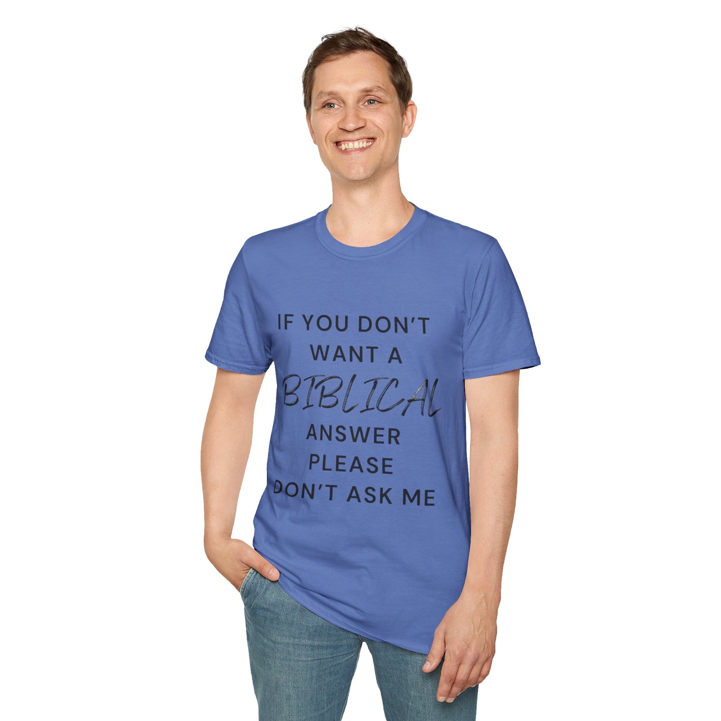 Biblical Answer Unisex Softstyle T-Shirt