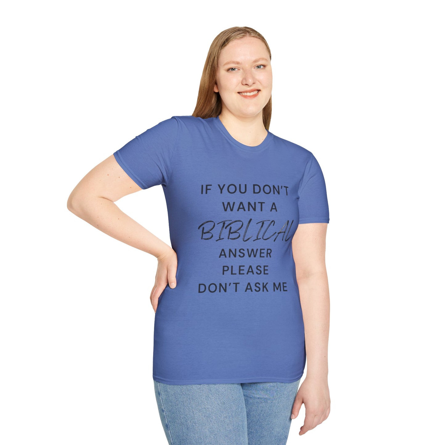 Biblical Answer Unisex Softstyle T-Shirt