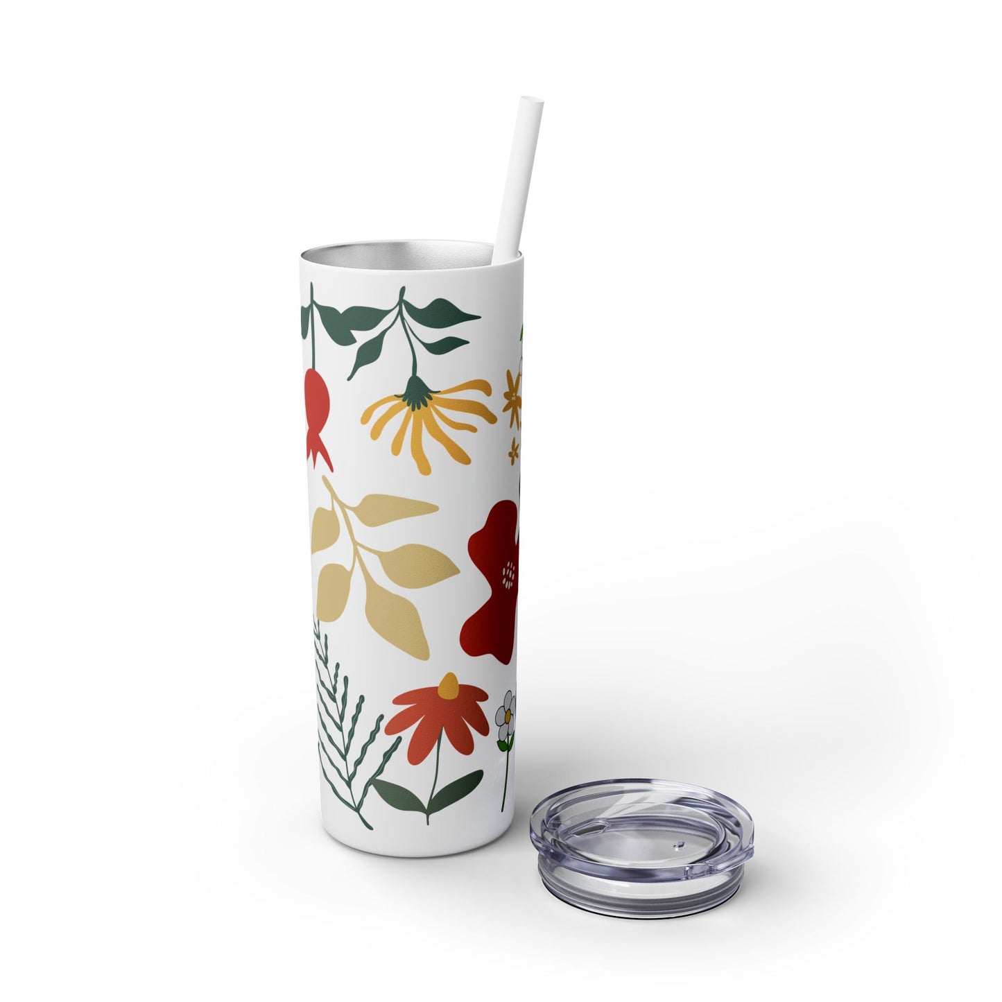 Skinny Tumbler with Straw, 20oz