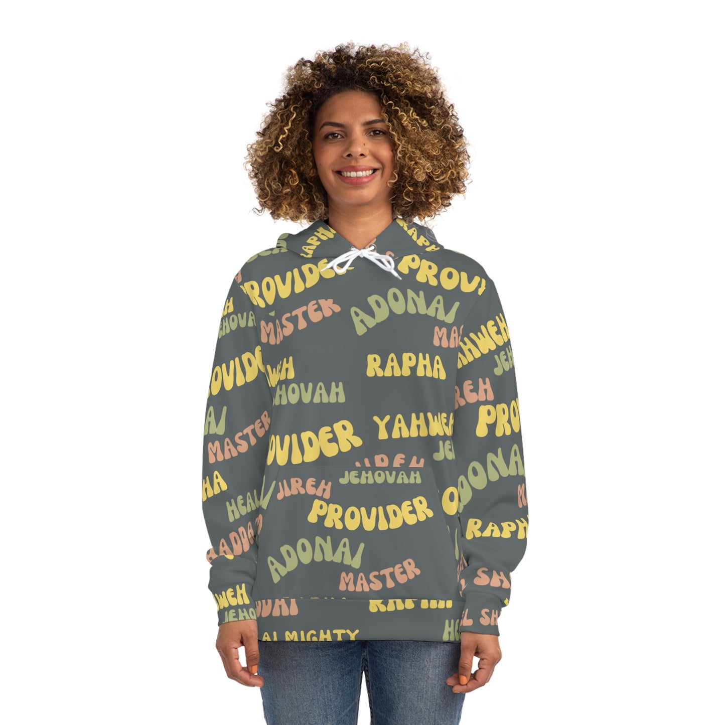 Names of GOD Fashion Hoodie (Unisex. All- Over- Print)