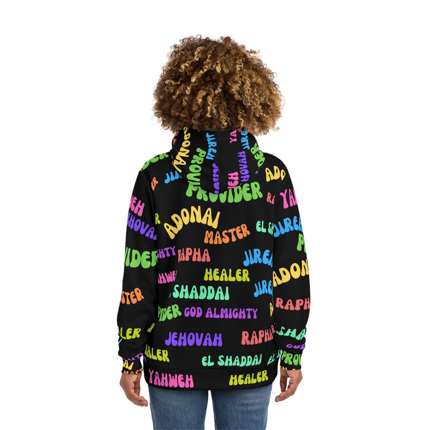 Names of GOD Fashion Hoodie (Unisex. All- Over- Print)