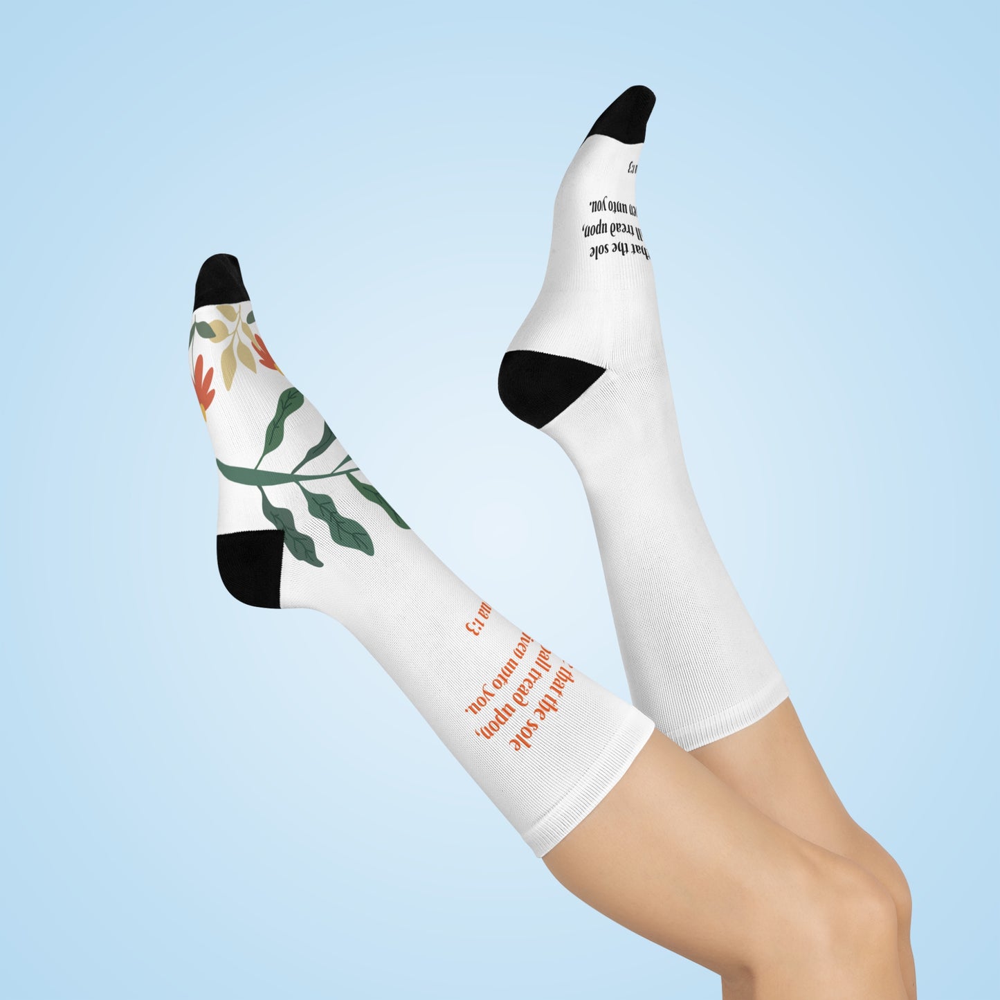 Joshua 1:3 Cushioned Crew Socks