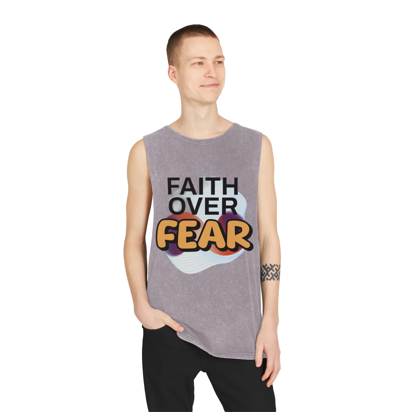 Unisex Stonewash Tank Top