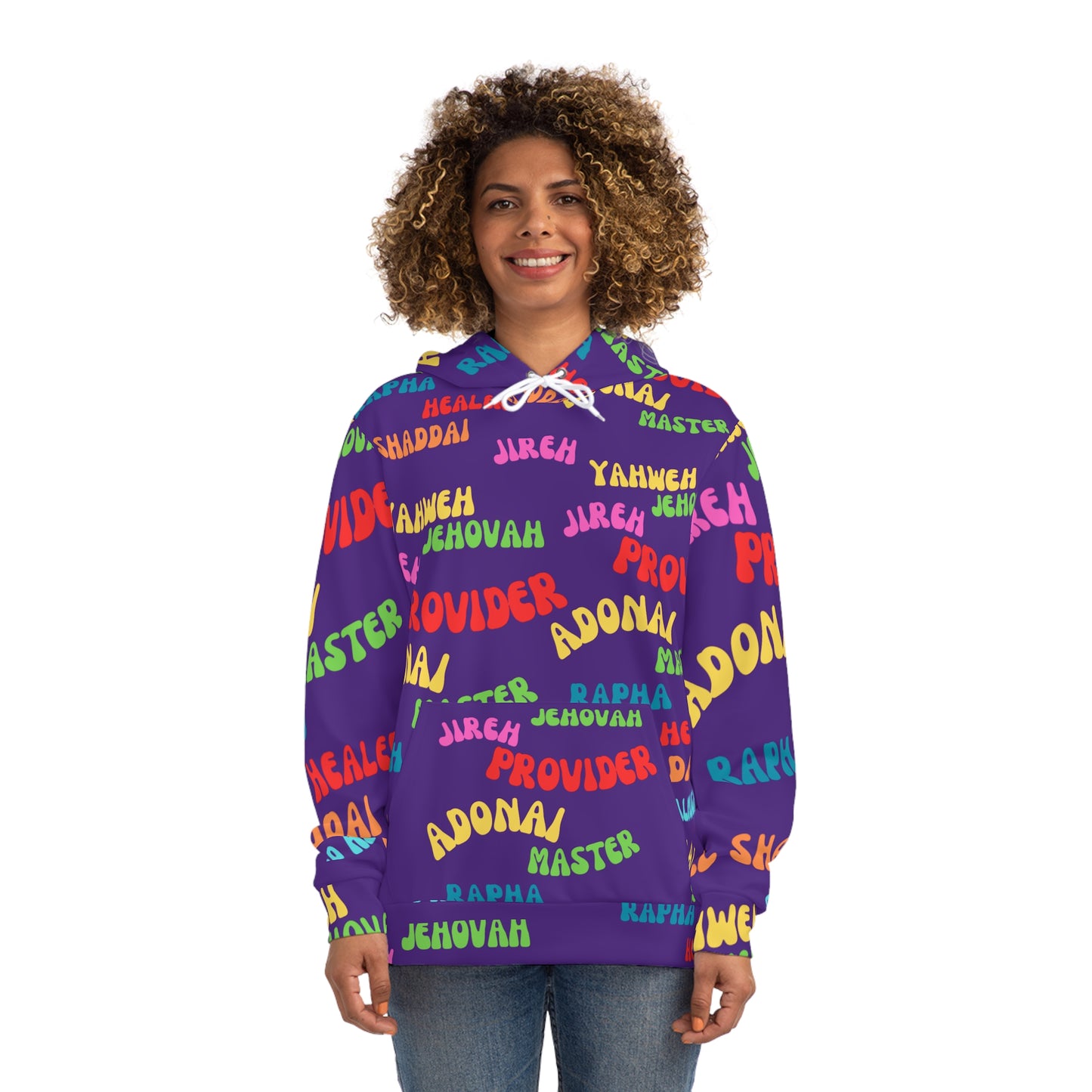 Names of GOD Fashion Hoodie (Unisex. All- Over- Print).