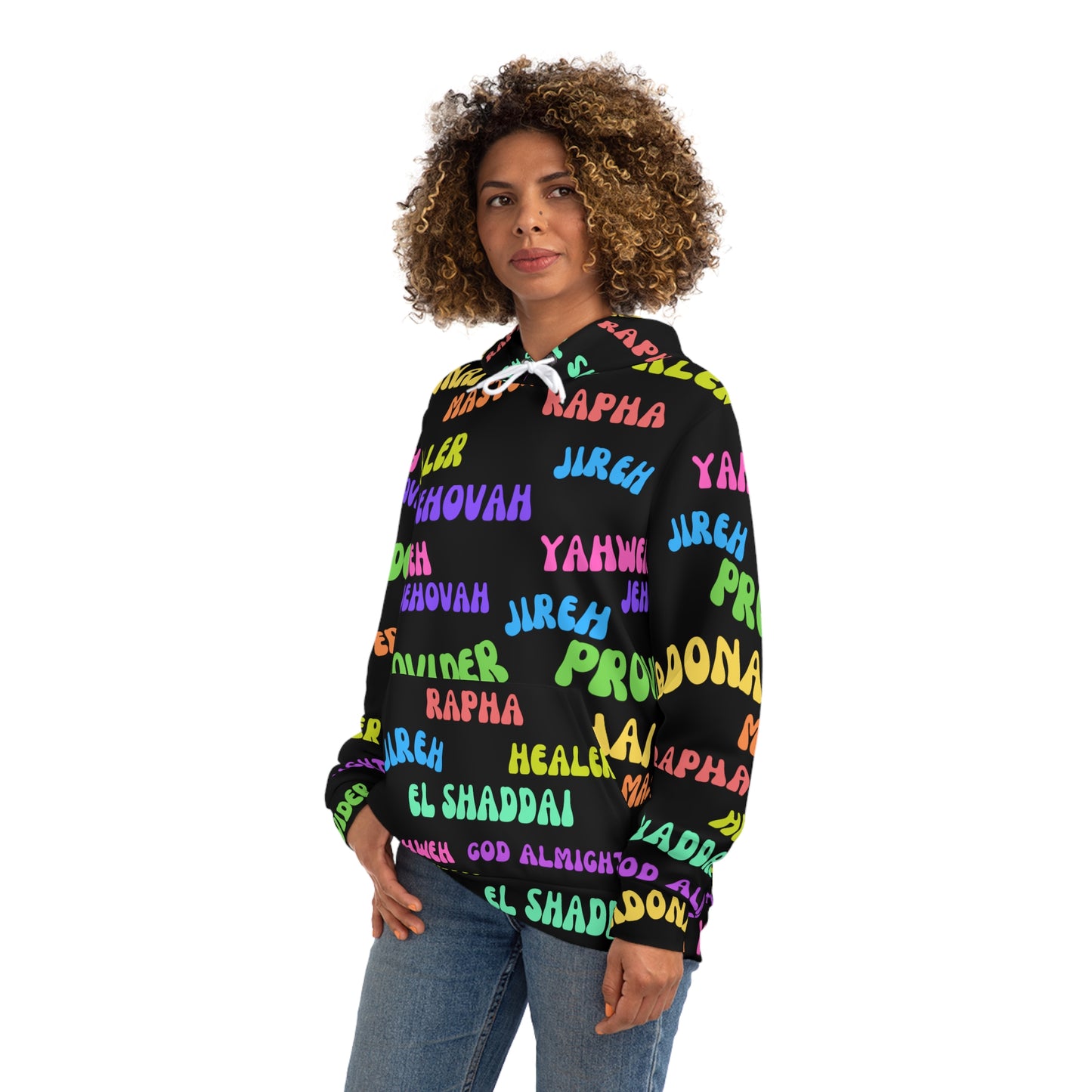 Names of GOD Fashion Hoodie (Unisex. All- Over- Print)