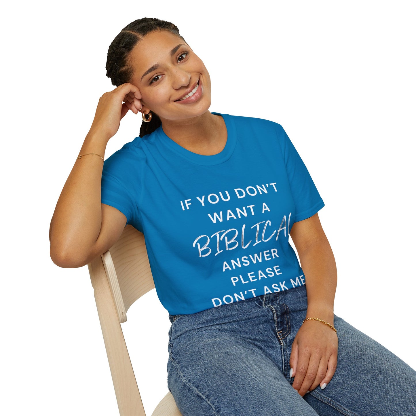 Biblical Answer Unisex Softstyle T-Shirt