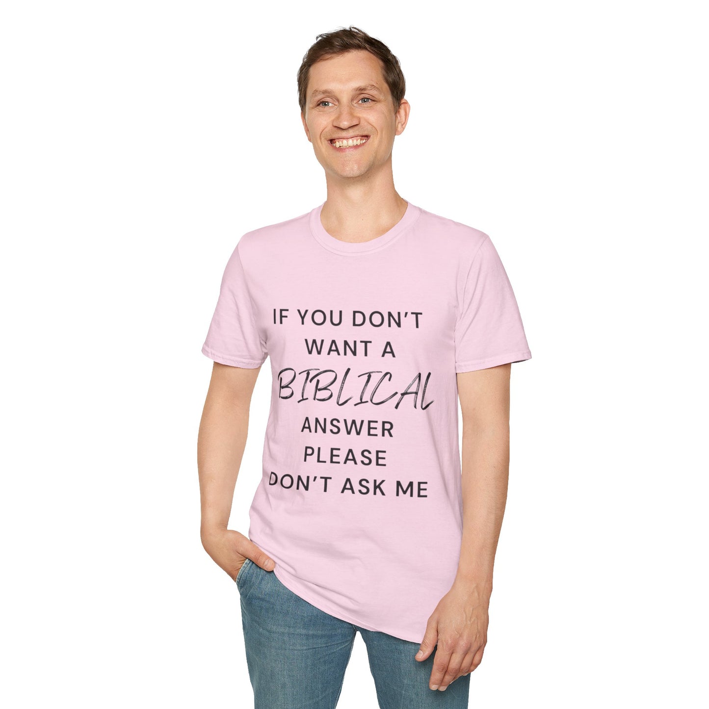 Biblical Answer Unisex Softstyle T-Shirt