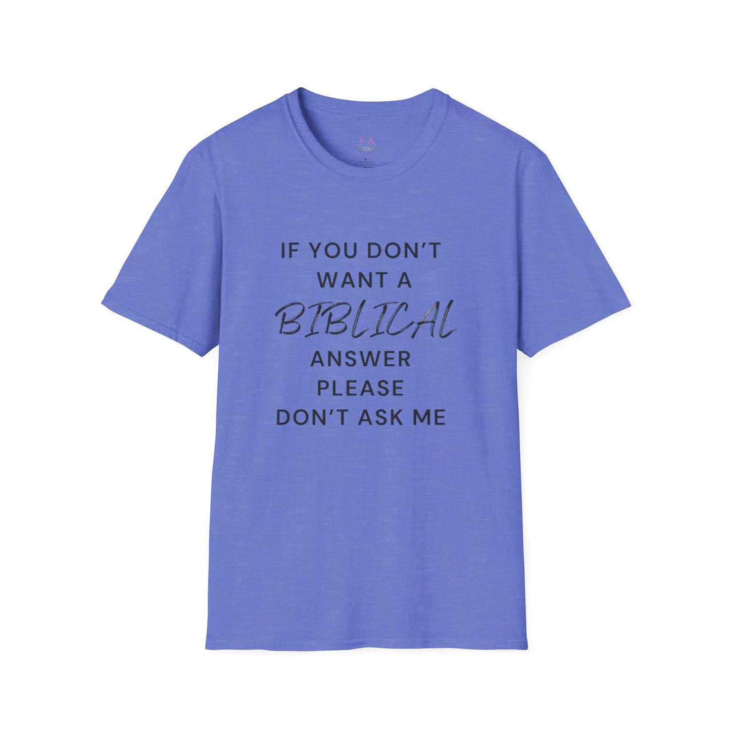 Biblical Answer Unisex Softstyle T-Shirt