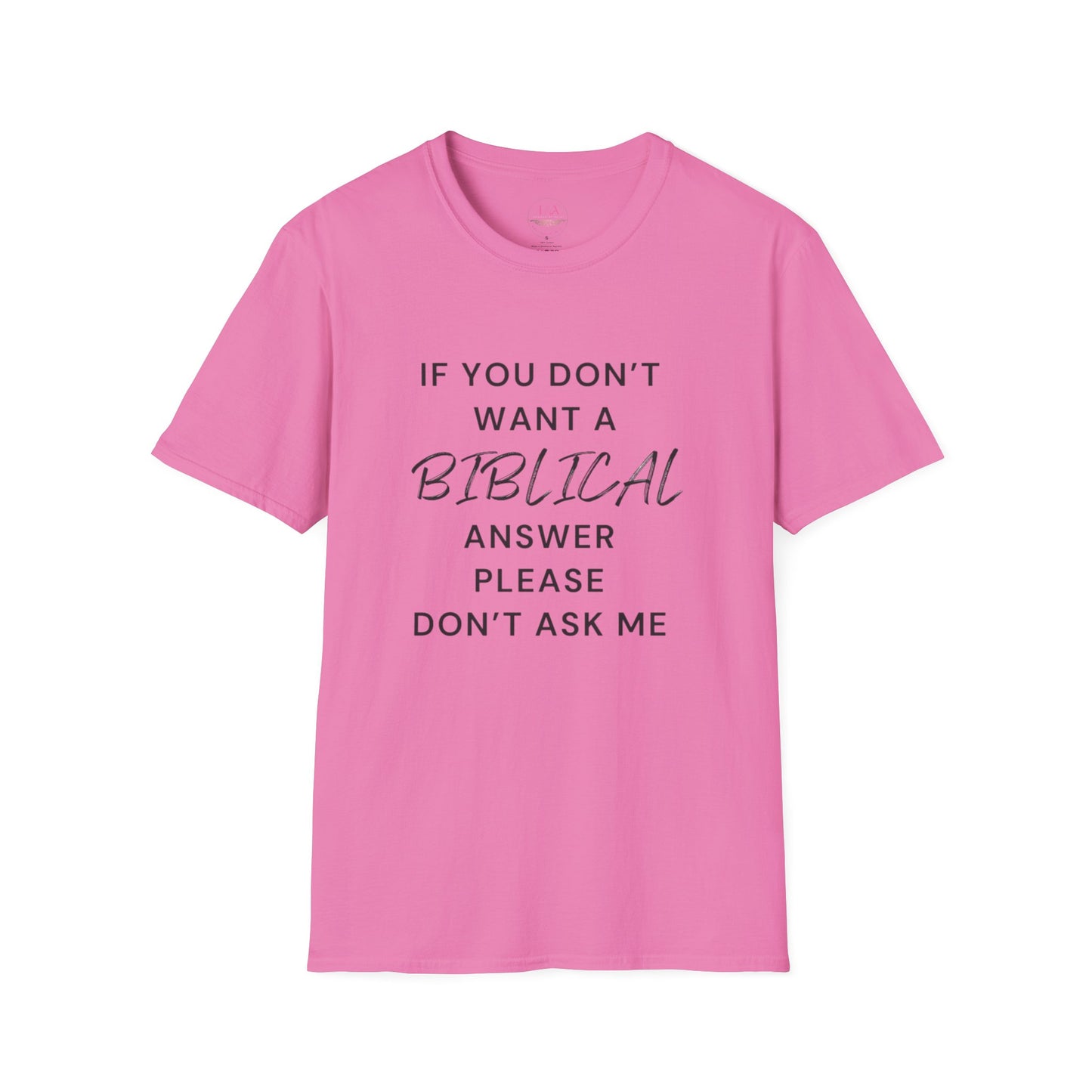 Biblical Answer Unisex Softstyle T-Shirt