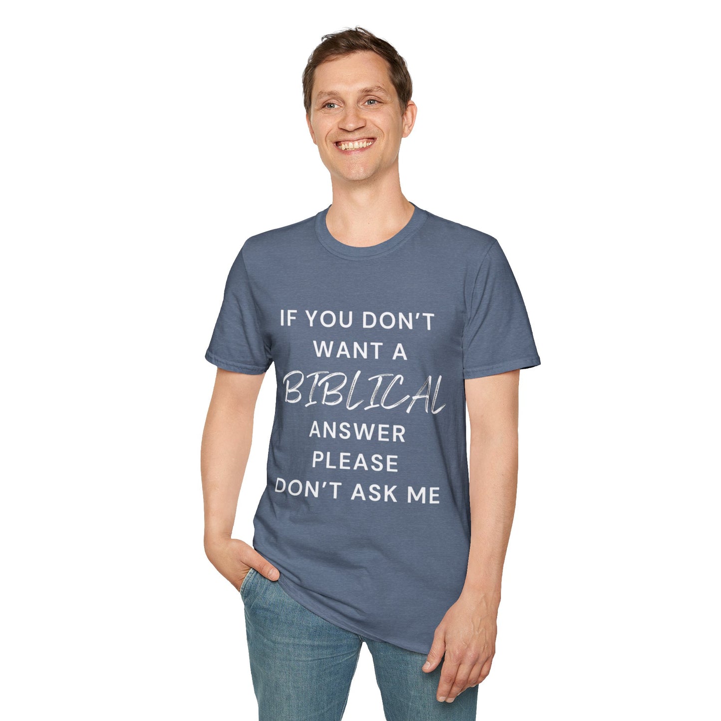 Biblical Answer Unisex Softstyle T-Shirt