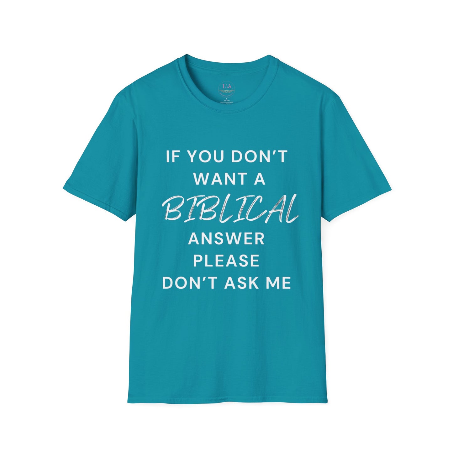 Biblical Answer Unisex Softstyle T-Shirt