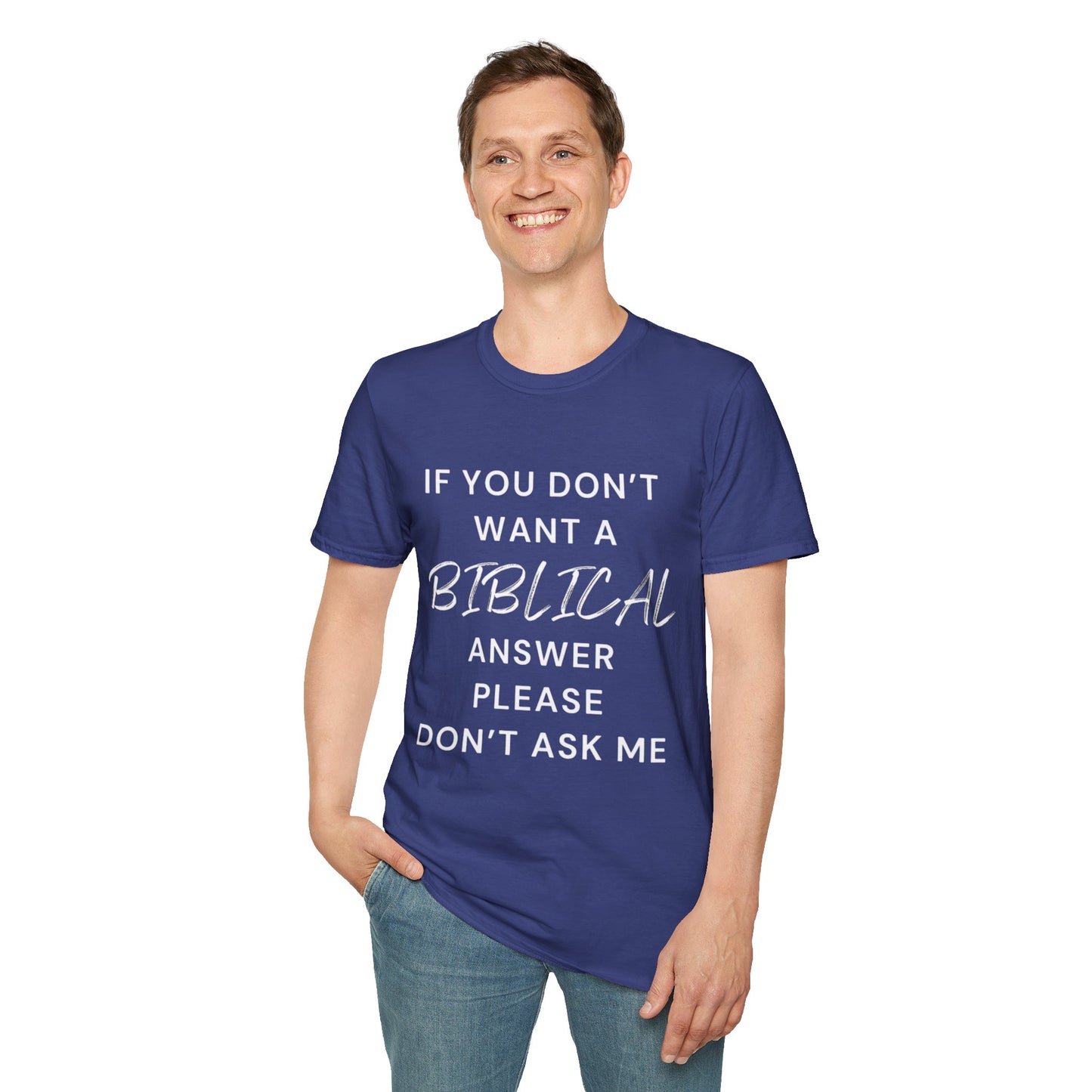 Biblical Answer Unisex Softstyle T-Shirt