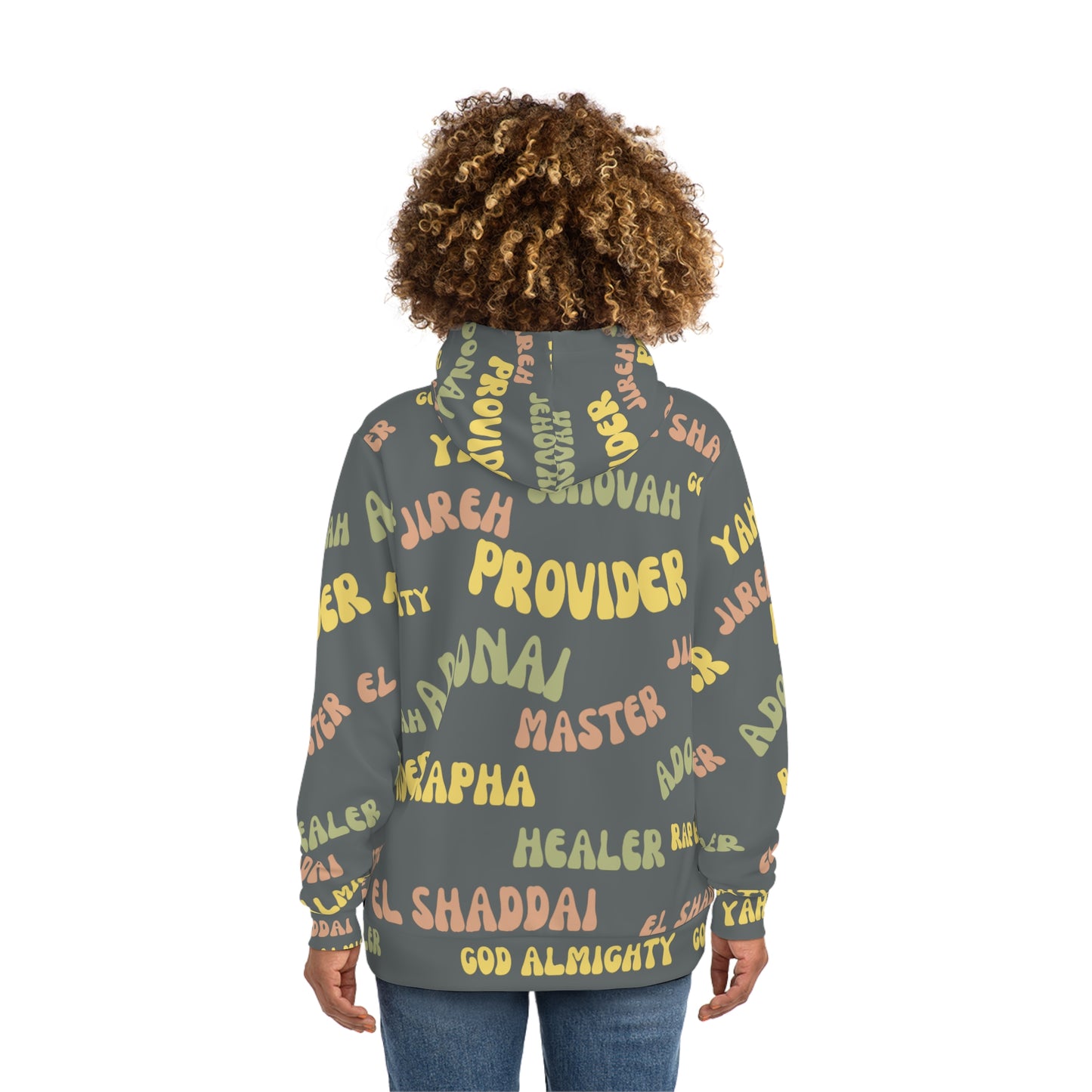 Names of GOD Fashion Hoodie (Unisex. All- Over- Print)