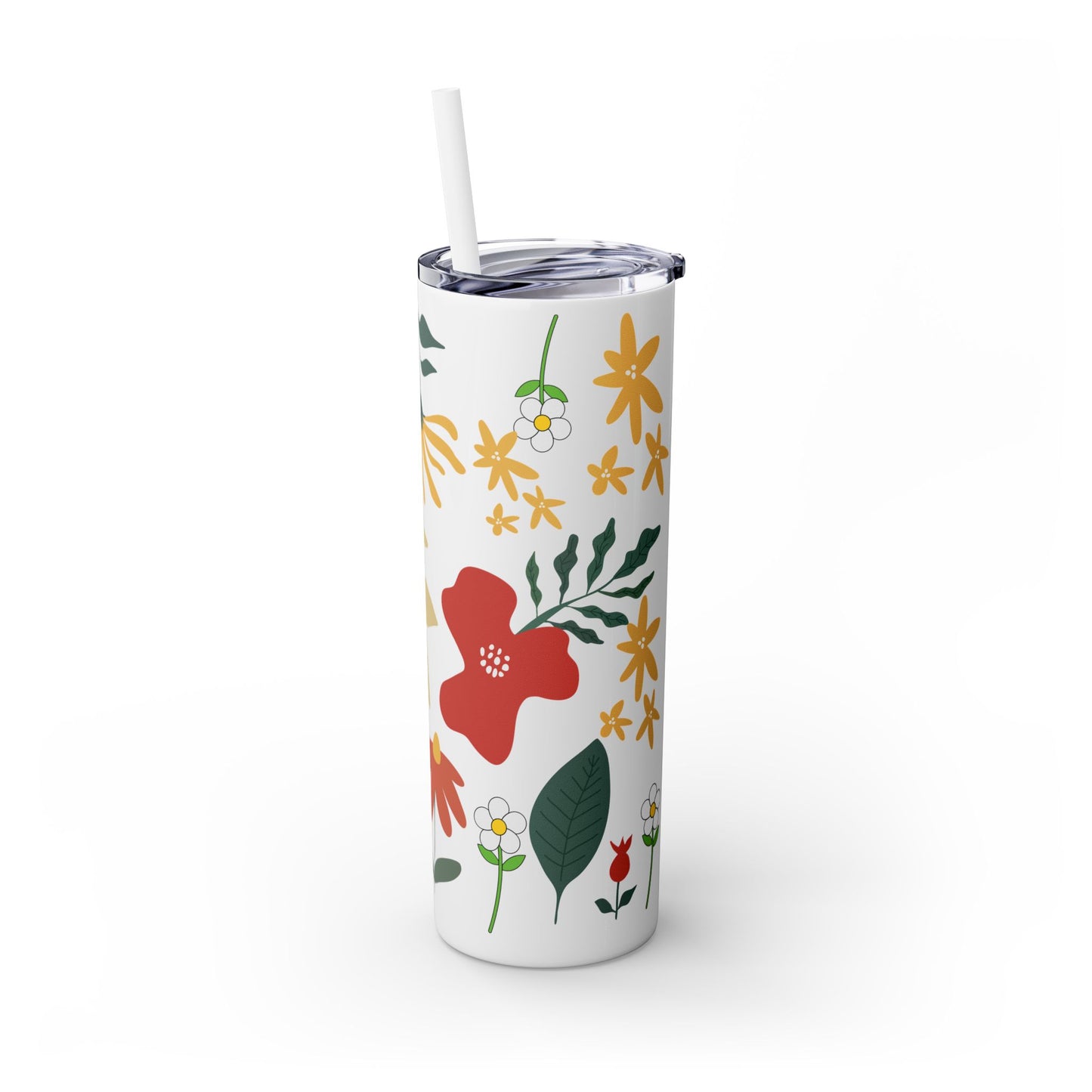 Skinny Tumbler with Straw, 20oz