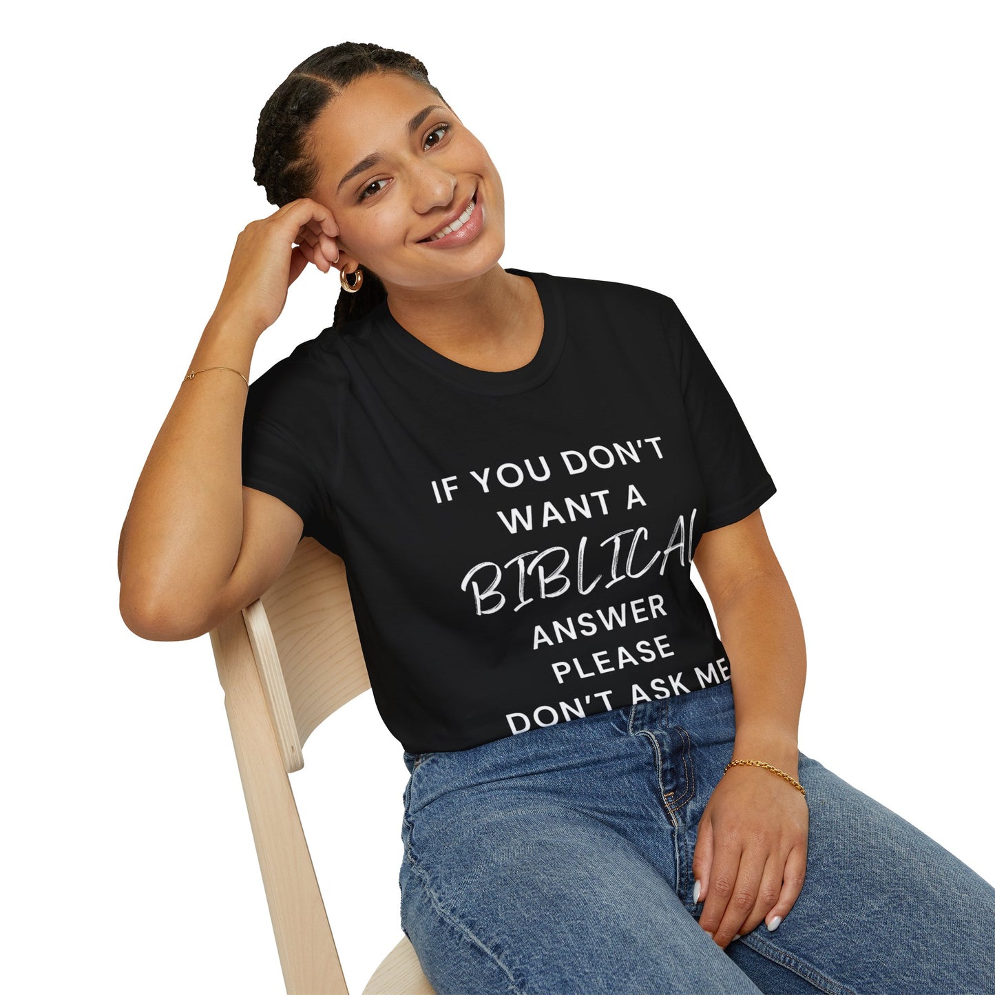 Biblical Answer Unisex Softstyle T-Shirt