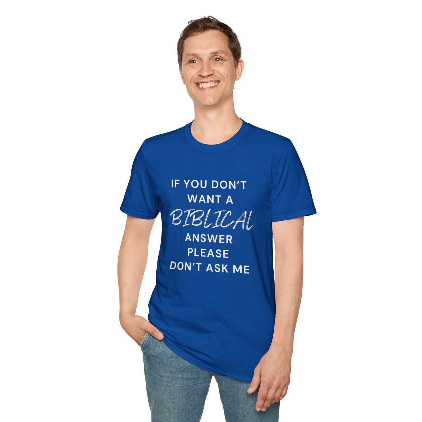 Biblical Answer Unisex Softstyle T-Shirt