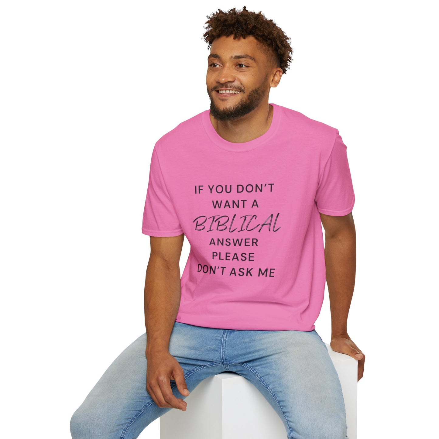 Biblical Answer Unisex Softstyle T-Shirt