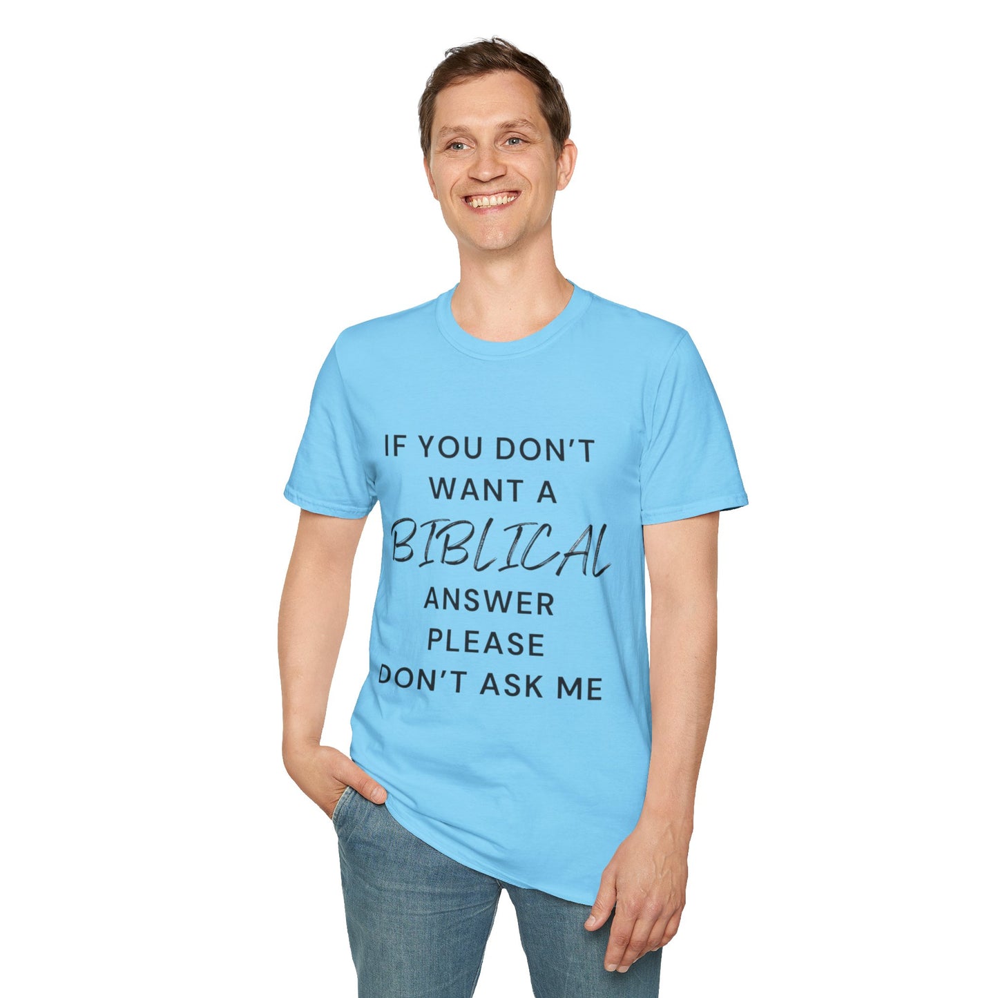 Biblical Answer Unisex Softstyle T-Shirt