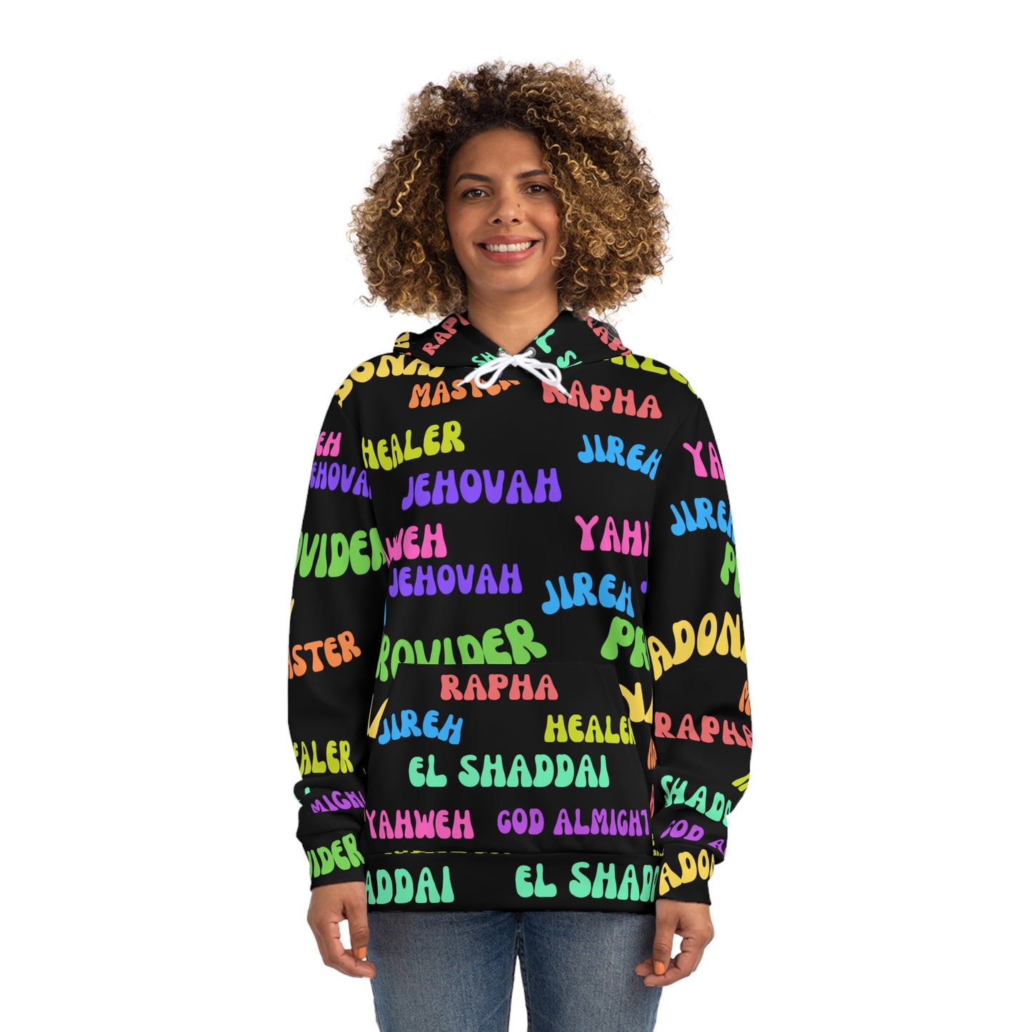 Names of GOD Fashion Hoodie (Unisex. All- Over- Print)